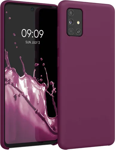 Miniatura 181 de kwmobile Funda Compatible con Samsung Galaxy A14 5G - Funda de teléfono de TPU y silicona con acabado suave - Verde Lima