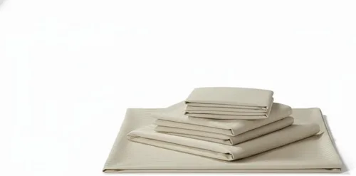 Miniatura 2 de Royal Tradition Damasco rayado 580 hilos, 100 % algodón tamaño Queen juego de sábanas de cama beige