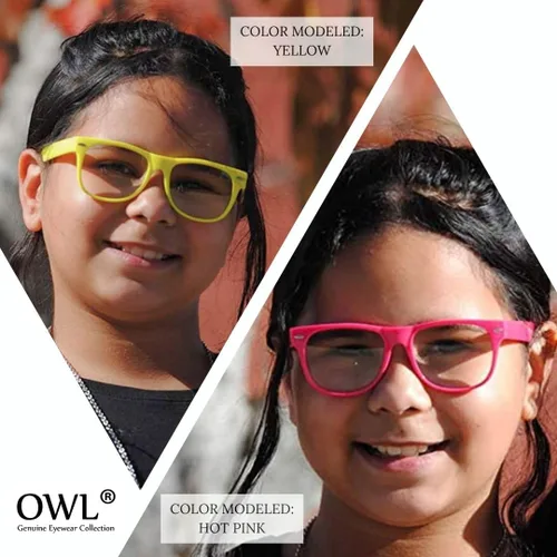 Miniatura 6 de OWL Los lentes transparentes de colores para niños protegen los ojos de los niños de UVB UVA