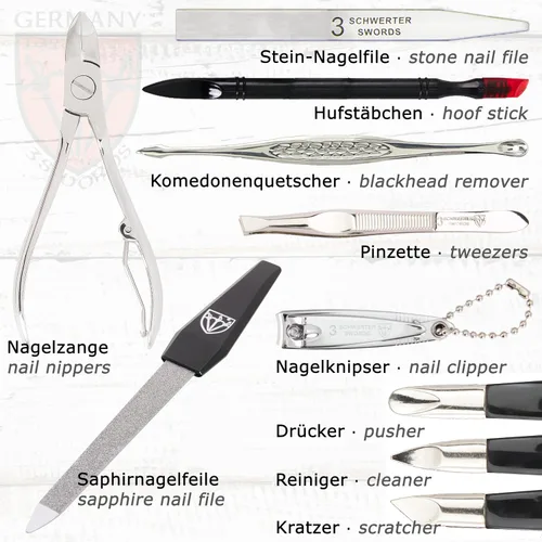 Miniatura 3 de 3 Swords Germany – kit de manicura y pedicura (009)