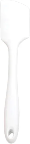 Miniatura 8 de RSVP International (ELA-WH) Cuchara de espátula de silicona favorita de Ela, negro, 11 pulgadas, silicona sin BPA, mezcla de baterías gruesas