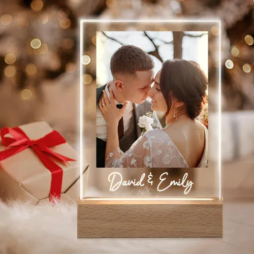 Miniatura 2 de ShineSand Placa personalizada de Spotify con imagen, placa de música acrílica personalizada con foto, regalos personalizados para novio, novia