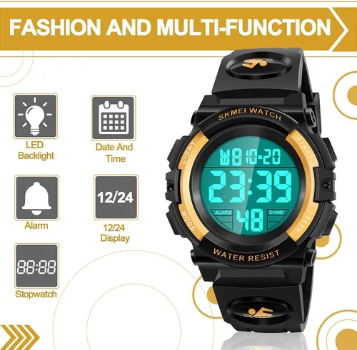 Miniatura 3 de Dodosky Reloj impermeable multifuncional LED para niños - Regalos para niños
