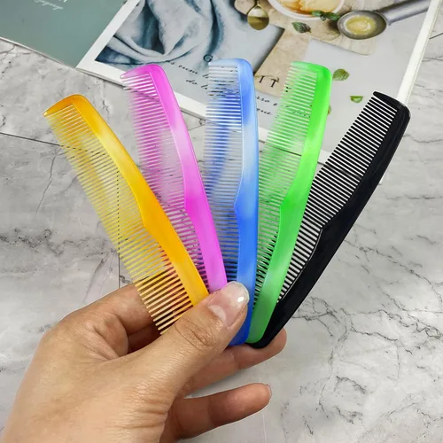 Miniatura 5 de zYoung Juego de 50 peines de pelo de plástico fino con bolsillo para mujeres y hombres, peine de aderezo fino, Peines para cabello