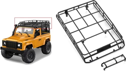 Miniatura 8 de MOUDOAUER RC, portaequipajes, parte del cuerpo del portaequipajes para MN90 D90 Rock Crawler 1/12 RC Car DIY Hobby accesorios suministros pieza