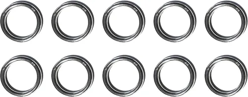 US Stainless 10 piezas de acero inoxidable 316 anillo redondo soldado 3/16 pulgadas x 1 3/8 pulgadas (0.197 in x 1.378 in ID) grado marino