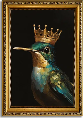Miniatura 43 de YD&YZY Arte de pared de rana divertida para baño con marco dorado, lienzo de rana en el inodoro leyendo periódico, decoración de pared, pintura