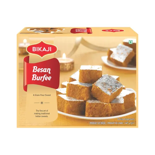 Miniatura 4 de Bikaji Anjeer Burfi de frutas secas Halwa 8.81 onzas (8.82 oz), pastel de higo tradicional y dulce de azúcar de nuez con frutas secas de primera