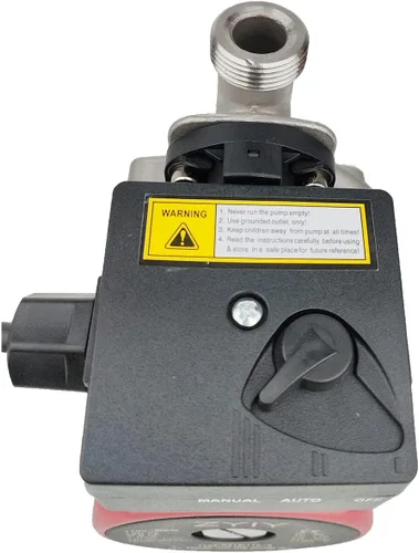Miniatura 6 de Bomba de refuerzo automática de acero inoxidable 115 V Bomba de presión de agua caliente para el hogar, bomba de circulación de caldera de 3/4