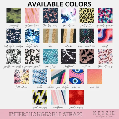 Miniatura 6 de Kedzie Interchangeable Classic Print Adjustable Length 55 Handbag Purse Strap Replacement 2-inch Wide Crossbody Strap