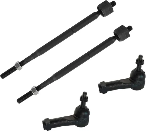 Miniatura 30 de TRQ Juego de barras de acoplamiento delanteras interiores y exteriores de 4 piezas compatible con Jeep Cherokee 1991-2001 y Comanche 91-92