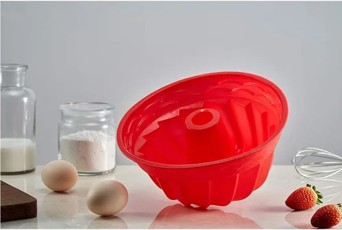 Miniatura 5 de IELEK - Molde de silicona con forma de flor antiadherente para tartas, gelatinas, pan, tubo para hornear pasteles, gelatinas, gelatina, pan, Para