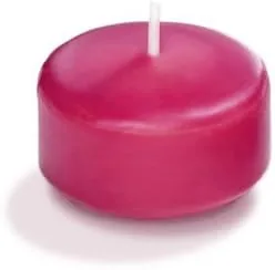 Miniatura 17 de yummi Caja de 18 velas flotantes color rojo rubí de 3 pulgadas