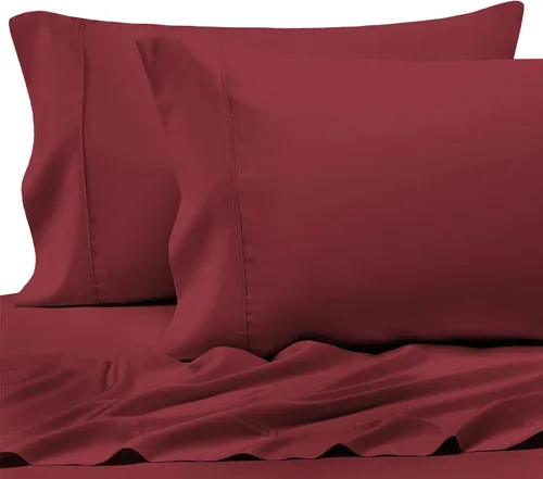 Miniatura 92 de Pizuna Juego de 2 fundas de almohada de 100 % algodón puro, tamaño estándar, color blanco, lujosas fundas de almohada de 400 hilos de satén