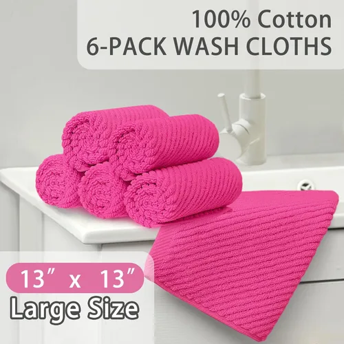 Miniatura 178 de VOOVA & MOVAS Toallas de mano blancas - 100% algodón Ligeras Gruesas Secado rápido Suaves Absorbentes, paquete de 4 piezas grandes de 18