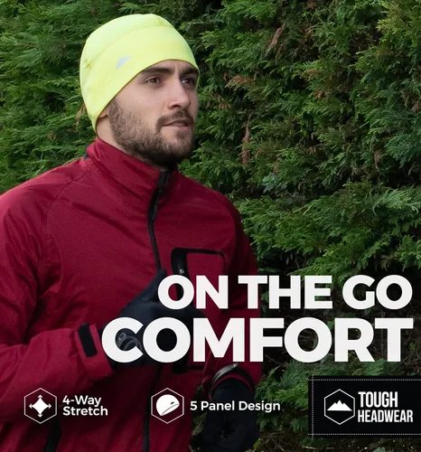 Miniatura 5 de Skull Cap Helmet Liner Running Beanie - Winter Thermal Under Helmet Cycling Head Hat - Ultimate Moisture Wicking Performance