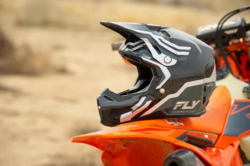 Miniatura 5 de FLY Racing Casco juvenil Formula S Carbon Byte MX - Aprobado por ECE/DOT, carcasa de carbono, equipo de protección avanzada para motocross, juvenil L