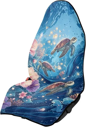 Miniatura 43 de Fundas de Asiento de Coche con Diseño de Sudadera de Girasol y Bandera Estadounidense para Coche, Camión, SUVs, Protector de Asiento Impermeable