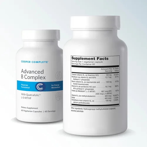 Miniatura 2 de Cooper Complejo completo de vitamina B metilada, apoyo energético†, 60 cápsulas