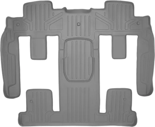 Miniatura 38 de SMARTLINER Juego de alfombrillas de piso de 2 filas compatibles con Chevrolet Traverse 2011-2017