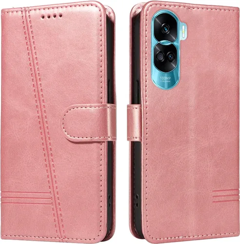 Miniatura 128 de Funda con tapa para Huawei Nova Lite 3, protección de 360 grados, a prueba de golpes, de piel sintética, con función atril y 3 ranuras