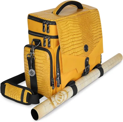 Miniatura 14 de ENHANCE Bolsa de viaje para DND Edición Coleccionista, bolsa compatible con Dungeons and Dragons, soporte para alfombrilla de batalla, bolsillos
