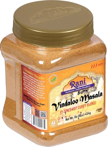 Miniatura 8 de Rani Vindaloo Curry Masala Mezcla de especias indias de 16 onzas (1 libra), tarro de PET de 16.01 oz ~ Todo natural Sin sal Vegano Apto