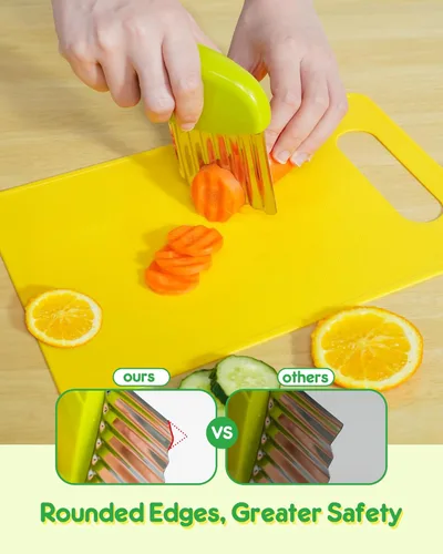 Miniatura 5 de 26 piezas de juego de cuchillos para niños, herramientas de cocina Montessori para niños pequeños para cocina real, juego de cuchillos libres de BPA