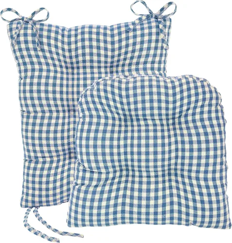 Miniatura 20 de Klear Vu The Gripper - Juego de cojines antideslizantes para silla mecedora con acolchado grueso, incluye almohadilla de asiento y almohada