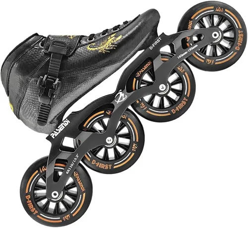 Miniatura 8 de Patines de velocidad profesionales de fibra de carbono para hombres y mujeres Patines de 4 ruedas de velocidad de una sola fila Patines en línea