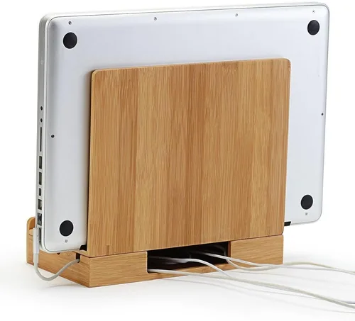 Miniatura 5 de Estación de carga de gran utilidad para múltiples dispositivos, Bambú (Eco-Friendly Bamboo CORE (without Power Supply))