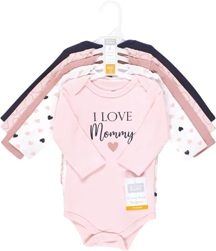 Miniatura 2 de Hudson Baby Body unisex de algodón de manga larga, para bebé