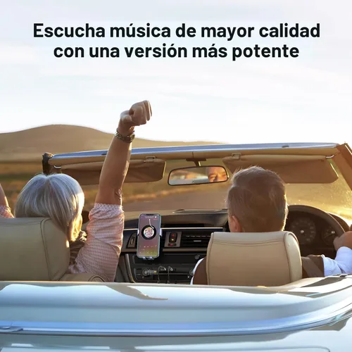 Miniatura 8 de UGREEN Adaptador auxiliar para automóvil Bluetooth 6.0 con LDAC, adaptador auxiliar de 0.138 in micrófono incorporado, receptor de audio Bluetooth