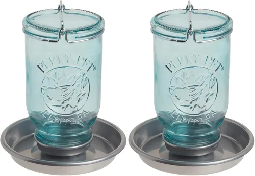 Miniatura 8 de Perky-Pet 1 tarro de albañil para aves silvestres 783, azul
