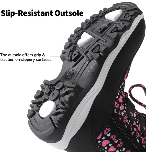 Miniatura 3 de DREAM PAIRS Botas de nieve de invierno antideslizantes con forro de piel sintética hasta la rodilla para niños y niñas