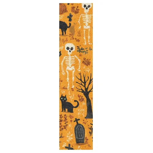 Miniatura 50 de Abstracto Negro Gris Geométrico Skateboard Grip Tape 33x9inch Papel de lija Longboard Scooter Griptape Diseño antideslizante y anti-desgarro