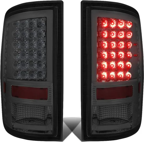 Miniatura 8 de DNA MOTORING TL-DRAM09-LED-CH-RD - Conjunto de luces traseras LED para lado del conductor y del pasajero