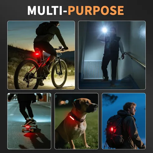 Miniatura 3 de Bike Light for Night Riding, 2000LM/1000LM Bicycle Headlight & Taillight, Multiple Modes,3000mAh/2000mAh USB C Rechargeable Waterproof LED Bright