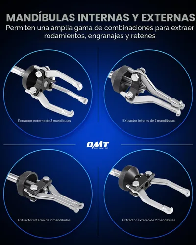 Miniatura 4 de Orion Motor Tech - Juego de extractor de martillo deslizante de 9 vías, extractor del cojinete de la llanta frontal y kit de herramientas