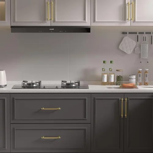 Miniatura 9 de Goldenwarm Paquete de 5 tiradores de gabinete dorados de 3 pulgadas, manijas de cajón de cocina, accesorios de tocador de aleación de zinc