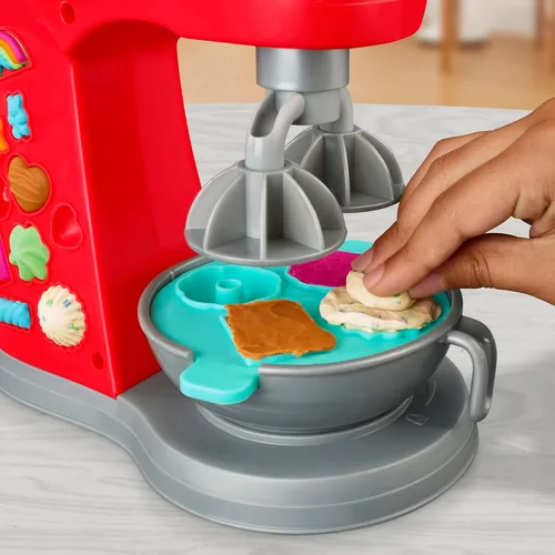 Miniatura 10 de Play-Doh Kitchen Creations Juego de Mezclador Mágico, Mezclador de Juguete con Accesorios de Cocina de Juguete, Artes y Manualidades para Niños de 3