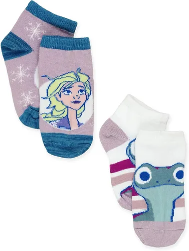 Miniatura 4 de Disney Frozen 2 Anna Elsa - Juego de 6 calcetines para niños pequeños
