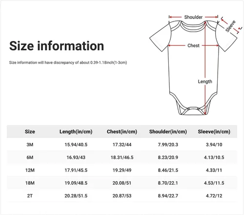 Miniatura 7 de OAOANS Baby Clothes Personalized Newborn Infant Apparel Baby Clothing Custom Name Number Sports 0-24 Months Boy Girl Gifts