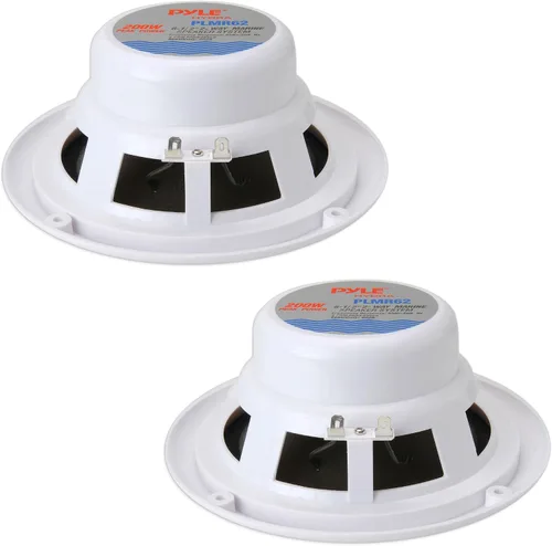 Miniatura 5 de Pyle Receptor marino Bluetooth estéreo + altavoces marinos dobles Pyle de 6.5 pulgadas Sistema de audio impermeable para barco