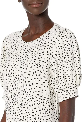 Miniatura 3 de Daily Ritual Vestido de manga corta abombada de toalla supersuave para mujer