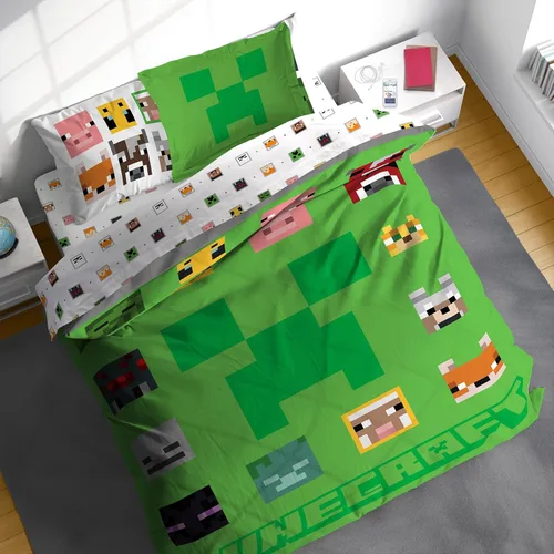 Miniatura 51 de Sunny Side Up Bluey & Friends - Juego de edredón tamaño completo, ropa de cama infantil de 7 piezas, incluye edredón, sábanas y funda de almohada