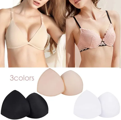 Miniatura 5 de TAOHUA GARDEN 5 pares de almohadillas para brasier, extraíbles, algodón de aire, esponja de espuma, transpirable