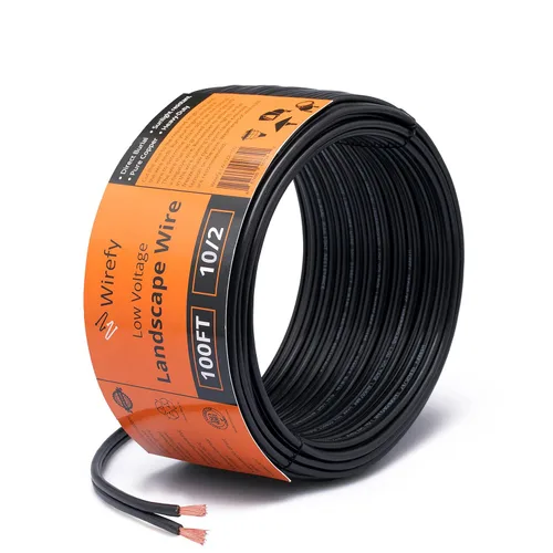Miniatura 8 de Wirefy Cable de paisaje de bajo voltaje 10/2 de 50 pies Cable de iluminación de paisaje de bajo voltaje Cobre puro Entierro directo al aire