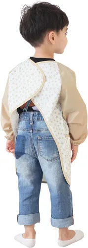 Miniatura 3 de Plie Kids Waterproof Art Smock – Long Sleeve Apron for Painting, Baking, Sensory Play (Ages 1–10)