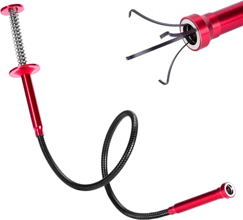 Miniatura 7 de Herramientas Flexibles de Agarre de Calibre Pequeño de 24'' Herramienta de Recogida de Cuatro Garras para Recoger Artículos en Espacios Estrechos